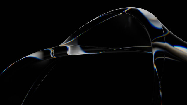 3d Abstract black glass background Illustration. 3d rendering illustration not AI