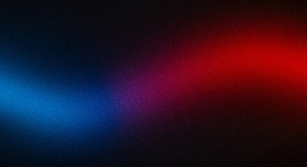 Abstract background with blue and red light gradient on dark textured surface © Rahman