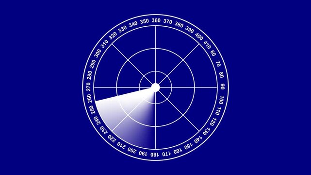 Glowing radar screen. Abstract Hud call Rader concept. Radar point dictated to the enemy position. Digital realistic Technology radar animation 4k videos