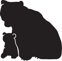 Vector Mama Bear © peony