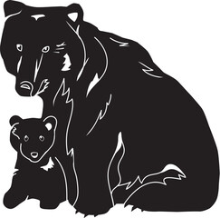 Vector Mama Bear © peony