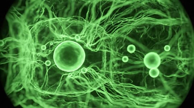 Dynamic Visualization of Cellular Processes Over Time