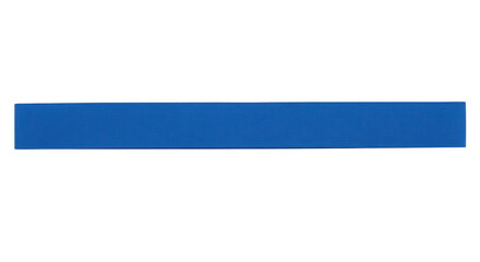 Fototapeta premium Solid blue horizontal bar in clean design style