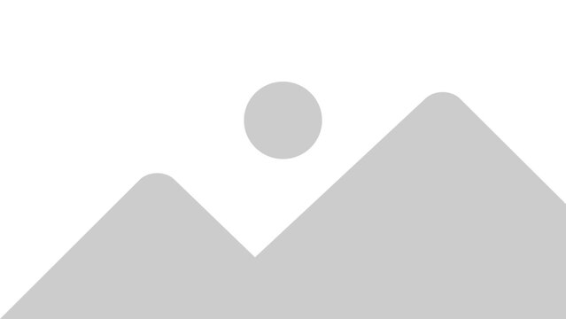Simple image placeholder icon with mountains, sun, and transparent background for web design
