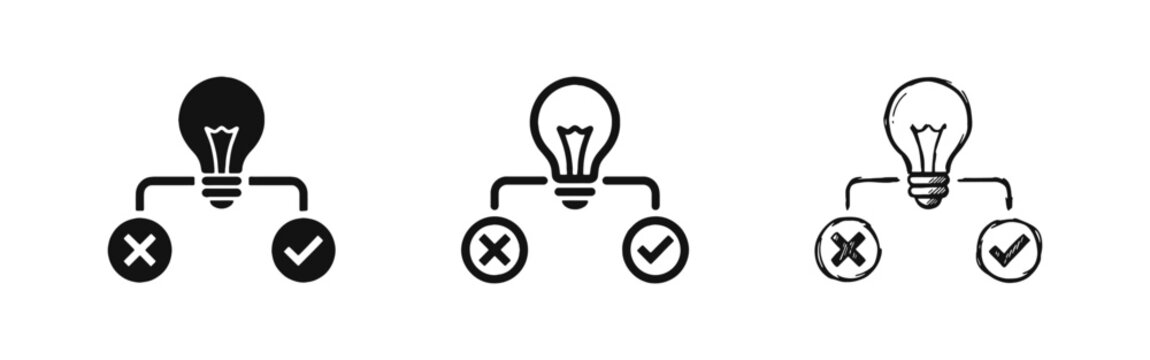 Hand-drawn doodle icon of an envelope with a percentage symbol for discount offers and promotions