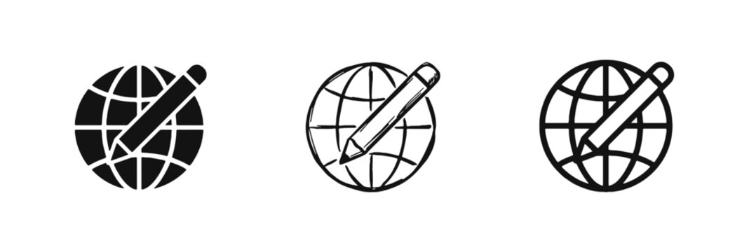 Outline icon of a computer monitor showing a QR code for digital content access and interaction