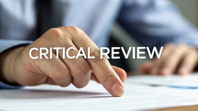 Detailed Examination and Evaluation of a Document During a Review Process