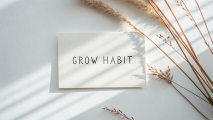 Naklejka premium Inspirational Message for Personal Development and Growth Mindset
