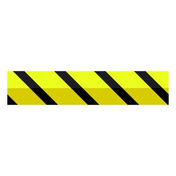 Yellow and black stripe tape