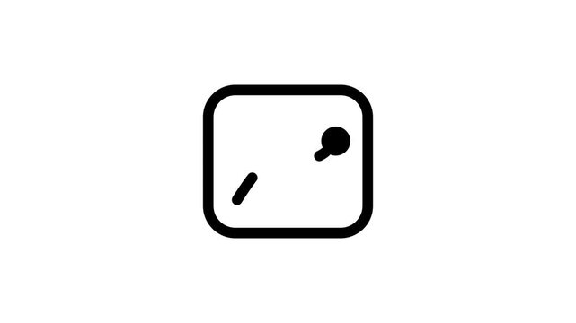 Modern graphic artboard icon for animation background transparent overlay design concept