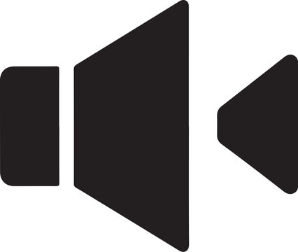 Black play, pause, and rewind button icons, vector set