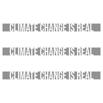 Climate Change Is Real &ndash; a clear, unapologetic statement for science believers, environmental activists and anyone who thinks facts should not be up for debate. Wear the truth with confidence.