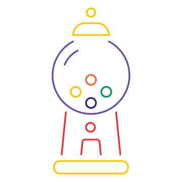 Minimalist bubblegum machine