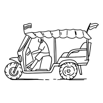 Trishaw driver