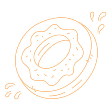 Pool float stroke donut