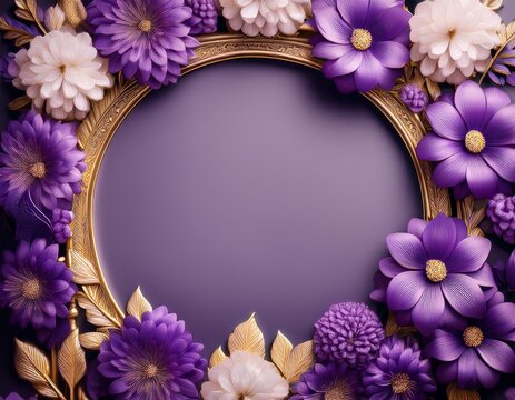 hai artificial funeral flowers known as dok mai chan were used during the royal cremation of the late king of thailand elegant purple floral frame
