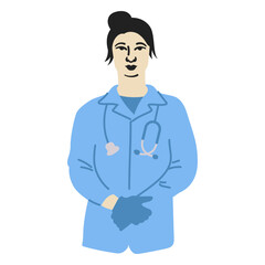 Fototapeta premium A doctor waiting for consultation