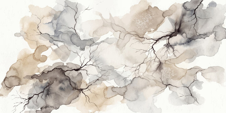 A vintage brown crumpled paper ball sits on an aged, rough textured background with a blank, wrinkled sheet design featuring a grunge creased pattern and torn cardboard surface material
