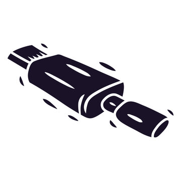Car muffler figure
