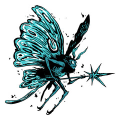 Fototapeta premium Male winter fairy