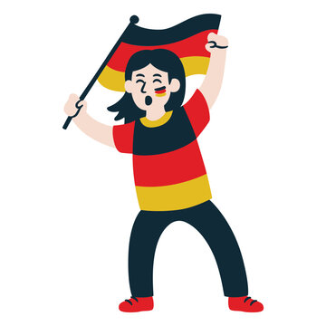 Germany soccer fanatic