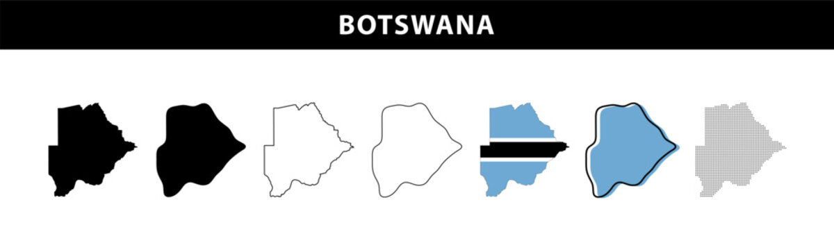 Map of Botswana