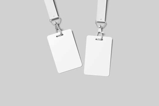 Blank ID Card Mockup - 3D 