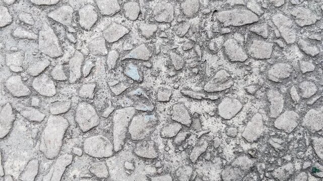 Grey Concrete Aggregate Texture Rough Cement Surface Background Close Up
