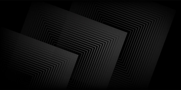 Dark line arrow background. Linear triangle repeated pattern. Thin to thick gradation stripe backdrop for poster, cover, banner. Striped halftone gradient wallpaper. Vector masculine sporty design