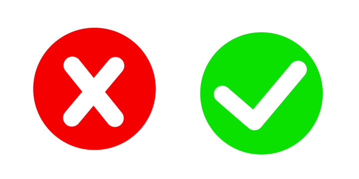tick and cross