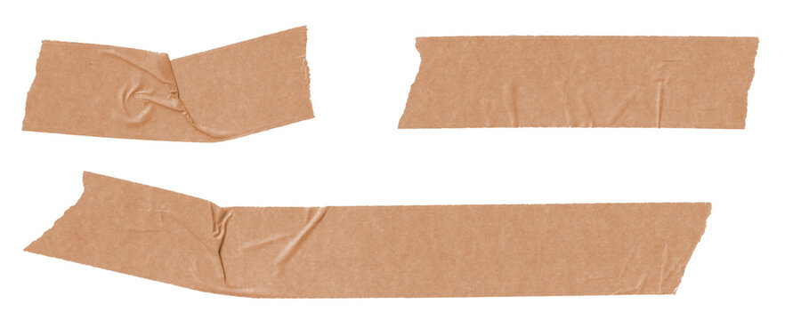 Brown Masking Tape PNG Transparent