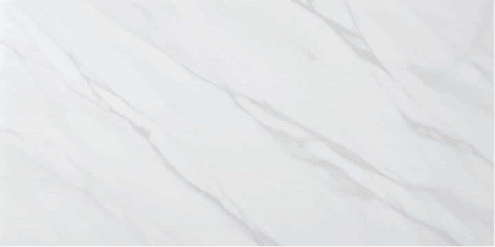 Luxury white Carrara marble stone texture background with natural grey veins and polished surface