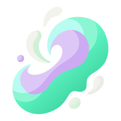 Obraz premium illustration of a splash of paint 