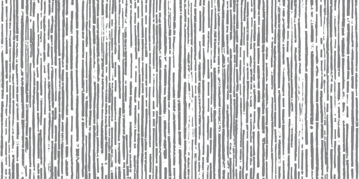Abstract rough vertical lines grunge distressed texture worn damaged surface monochrome pattern vector illustration.