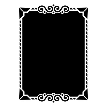 Elegant vintage-inspired decorative frame design