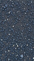 Fototapeta premium Rough textured dark gray asphalt close-up, showing tiny pebbles and cracks, gray, dark