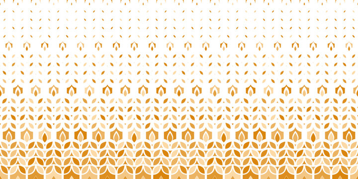 Wheat ears seamless pattern. Grain wheats, malts spik, oats, barley, rice, millet, maize, corn. Repeated beer background. Texture spikelet. Repeating design prints. Liaf patern. Vector illustration