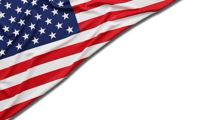 Obraz premium Patriotic american flag display for flag day 4th of july and independence day celebrations