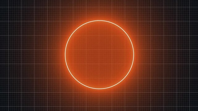 neon circle loading bar