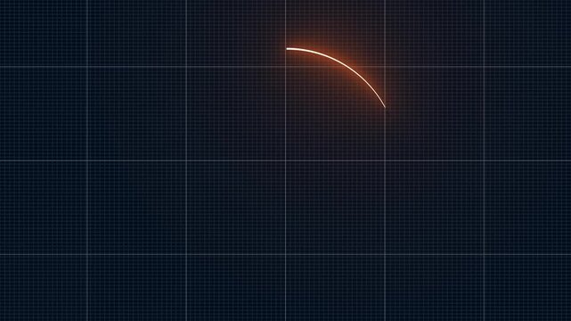 neon circle loading bar