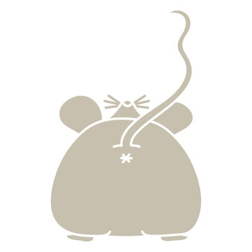 Mouse with a tail