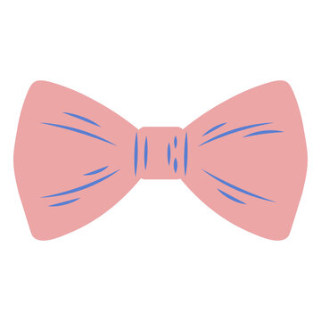 Stylish pink bow tie design