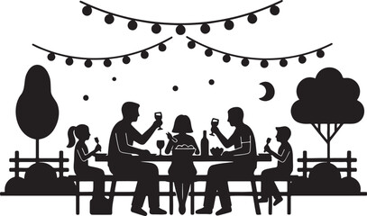 Fototapeta premium 116_Silhouette art vector il_traced