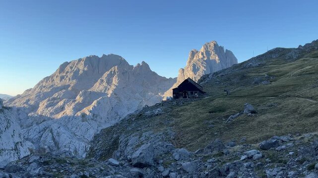 Refugio Collado Jermoso in the Picos de Europa National Park, Castile and Leon, Spain