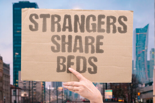 "Strangers Share Beds" Married partners feel unknown to each other every night. MARRIAGE. STRANGERS. INTIMACY. UNKNOWN. DETACHED.