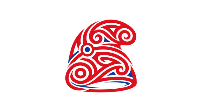 Abstract liberty cap illustration, vibrantly depicting the essence of freedom and national spirit, a powerful graphic emblem for Bastille Day celebrations