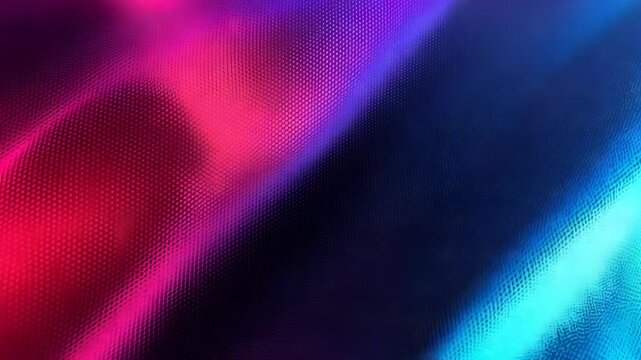 Vibrant abstract background featuring a dynamic blend of blue and magenta gradients with a futuristic dotted texture. Modern digital art perfect for creative design projects