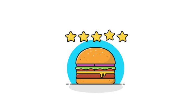 5 Star Burger Concept Animation Video 