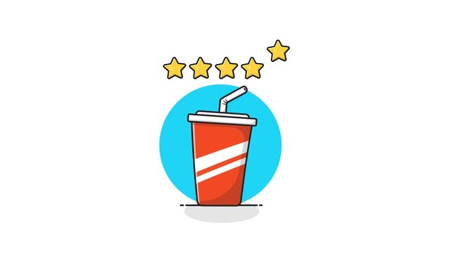 5 Star Drink Concept Animation Video