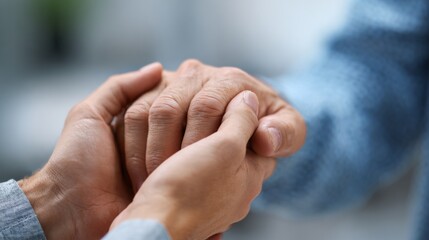 Fototapeta premium Supportive Gesture Between Therapist and Patient During Counseling Session